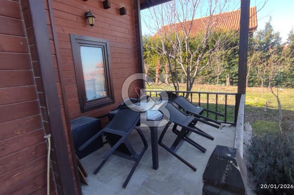 TEMELLİ OLUKPINAR MAH. BOTANİKKÖY SATILIK (4+2) AHŞAP VİLLA