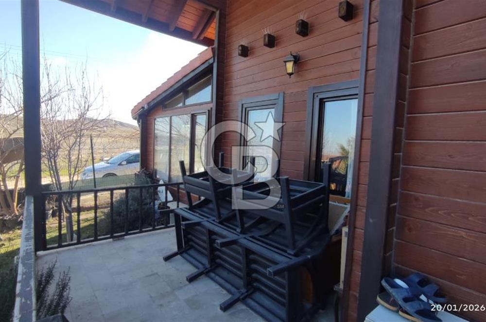 TEMELLİ OLUKPINAR MAH. BOTANİKKÖY SATILIK (4+2) AHŞAP VİLLA