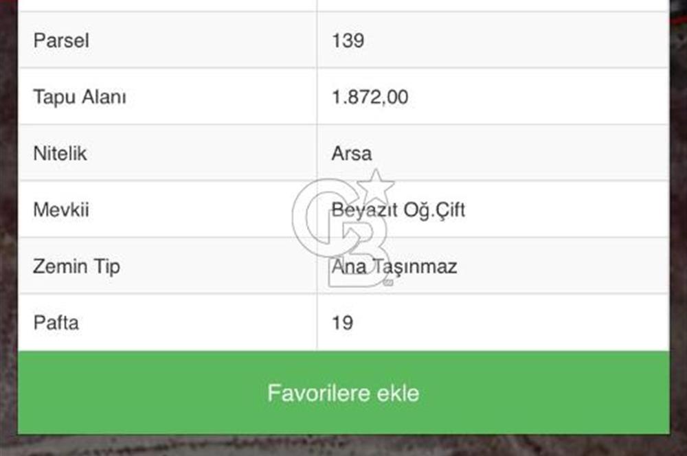 YOZGAT YERKÖY KARACAŞARDA 1800 M2 YOZGAT -ANKARA OTOYOLU YANINDA