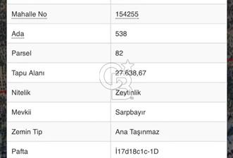 ADATEPE KÖYÜ EMSALSİZ 27 DÖNÜM ZEYTİNLİK - 1 - 330239