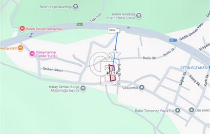 BELEN-HALİLBEY'DE CADDEYE SIFIR *KONUT İMARLI* SATILIK ARSA