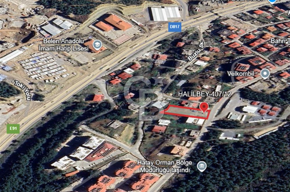 BELEN-HALİLBEY'DE CADDEYE SIFIR *KONUT İMARLI* SATILIK ARSA