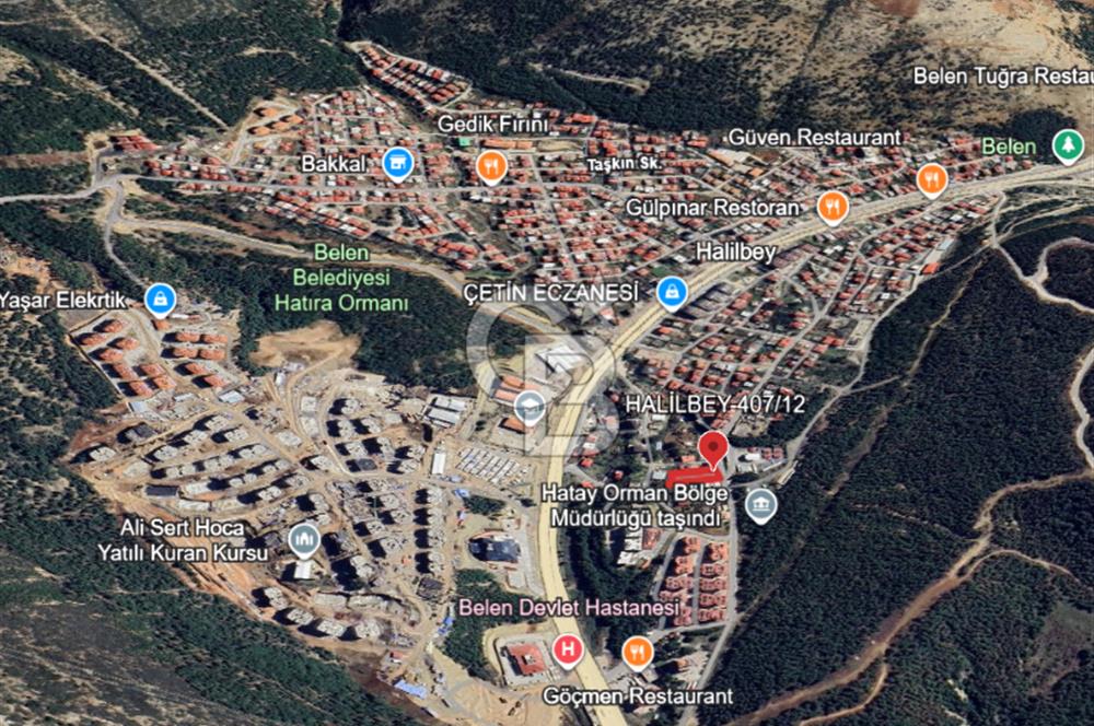BELEN-HALİLBEY'DE CADDEYE SIFIR *KONUT İMARLI* SATILIK ARSA