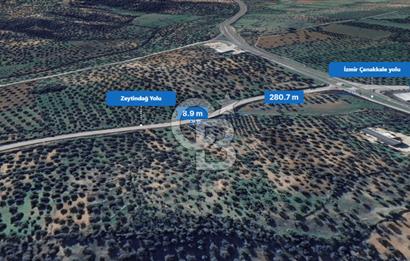 İzmir Bergama İzmir Çanakkale Yoluna 100 m Satılık Zeytinlik