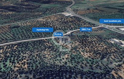İzmir Bergama İzmir Çanakkale Yoluna 100 m Satılık Zeytinlik