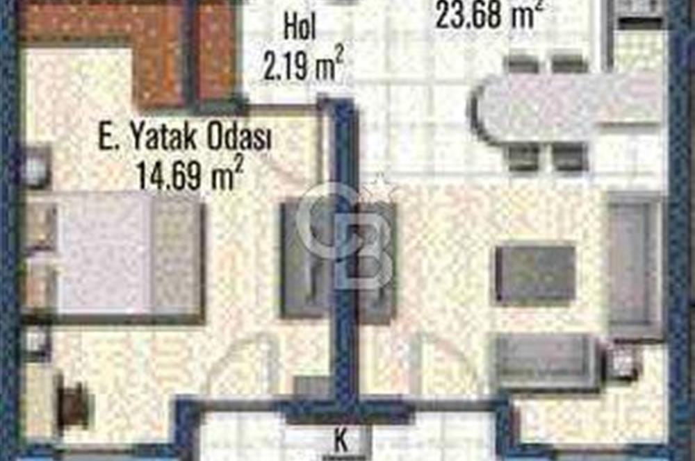 Mavişehir Soyak B Havuz & Peyzaj Eşyalı Kiralık 1+1 68 m² Daire