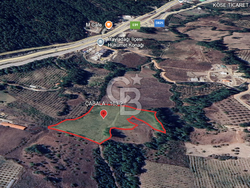 YAYLADAĞI-ÇABALA'DA *İMARLI* MÜSTAKİL-MERKEZE YAKIN SATILIK ARSA