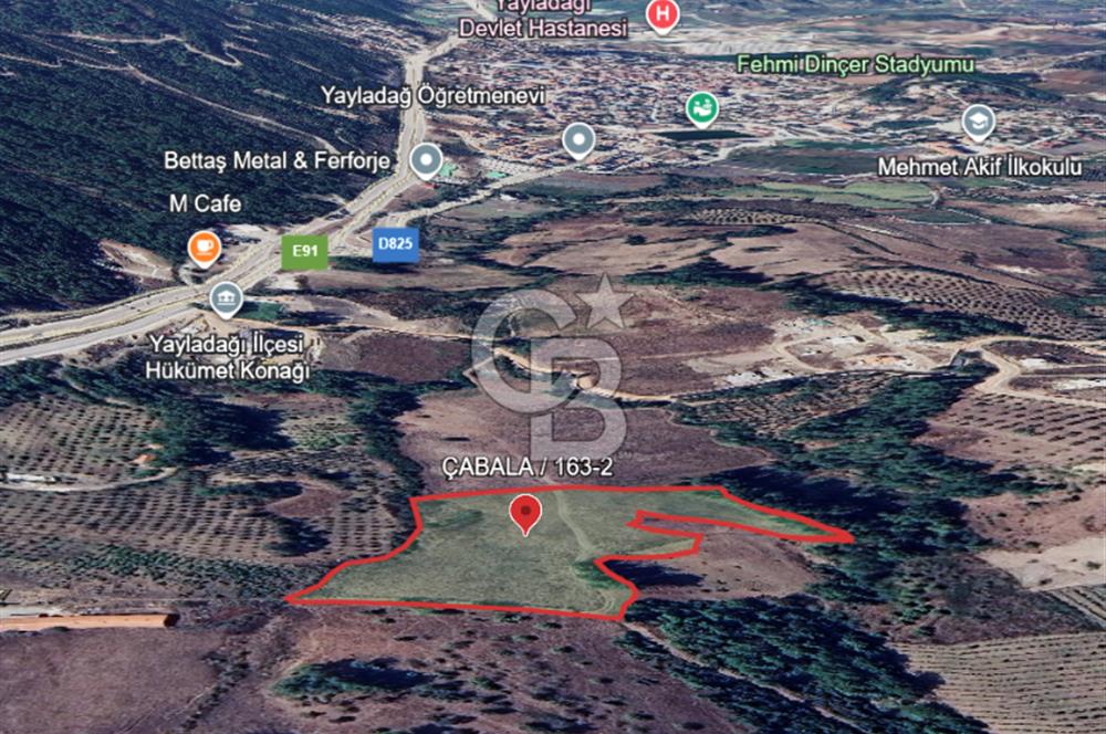 YAYLADAĞI-ÇABALA'DA *İMARLI* MÜSTAKİL-MERKEZE YAKIN SATILIK ARSA