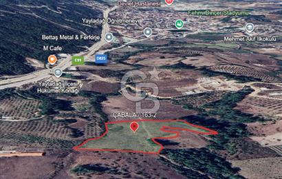 YAYLADAĞI-ÇABALA'DA *İMARLI* MÜSTAKİL-MERKEZE YAKIN SATILIK ARSA
