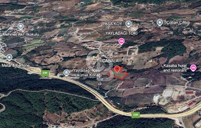 YAYLADAĞI-ÇABALA'DA *İMARLI* MÜSTAKİL-MERKEZE YAKIN SATILIK ARSA