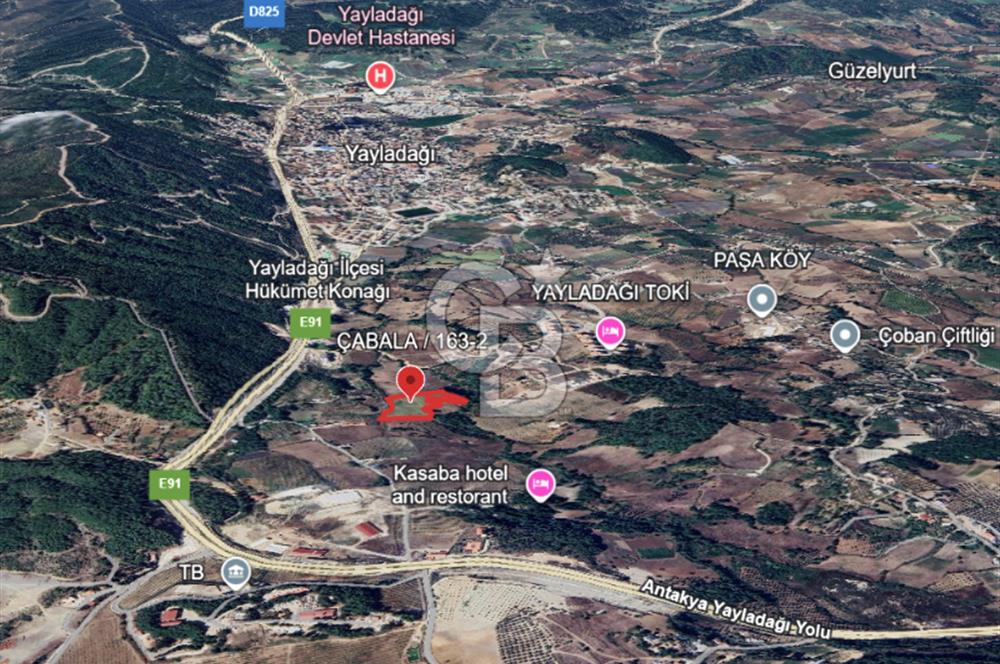 YAYLADAĞI-ÇABALA'DA *İMARLI* MÜSTAKİL-MERKEZE YAKIN SATILIK ARSA