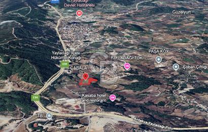 YAYLADAĞI-ÇABALA'DA *İMARLI* MÜSTAKİL-MERKEZE YAKIN SATILIK ARSA