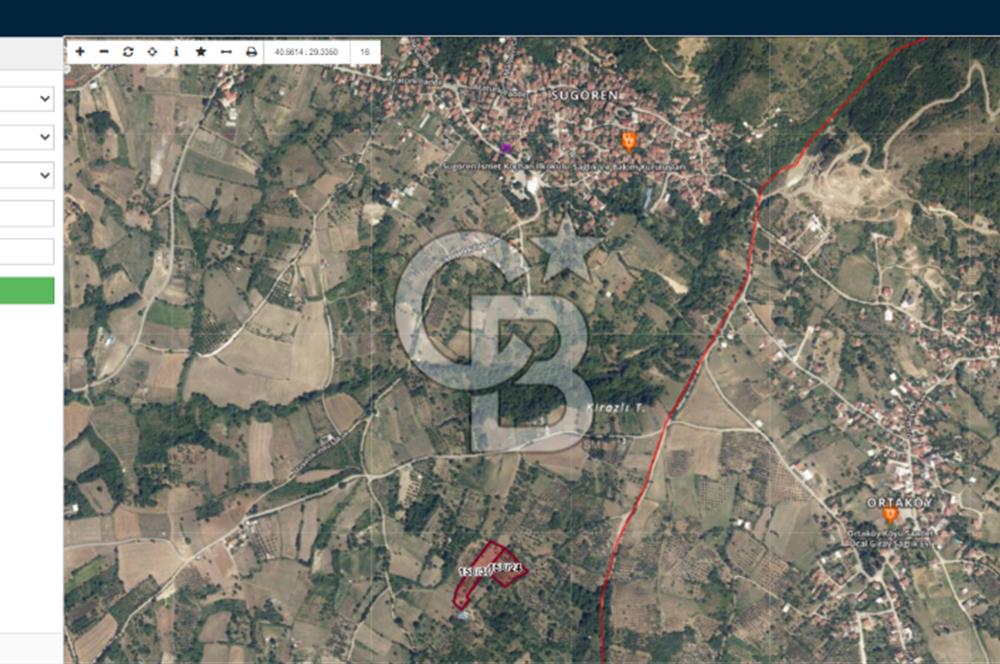 YALOVA MERKEZ SUGÖREN'DE SATILIK GENİŞ TARLA VE RESMİ KONUT