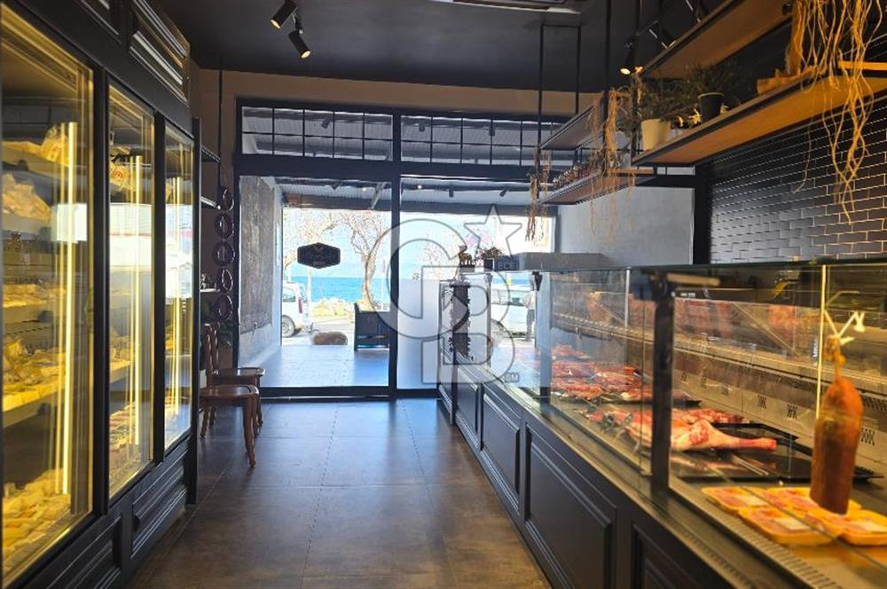 ÇANAKKALE GÜZELYALI'DA BOĞAZ MANZARALI SATILIK İŞYERİ