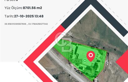 KİRACISIZ ÖZEL FABRİKA/ÜRETİMHANE/5400 m2 KAPALI/8701 M2 ARAZİ