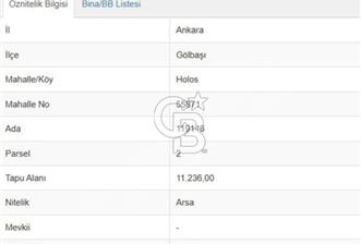 Gölbaşı Günalan (Holos) da Satılık 500 M2 Hisse 1 Emsal - 1 - 330541