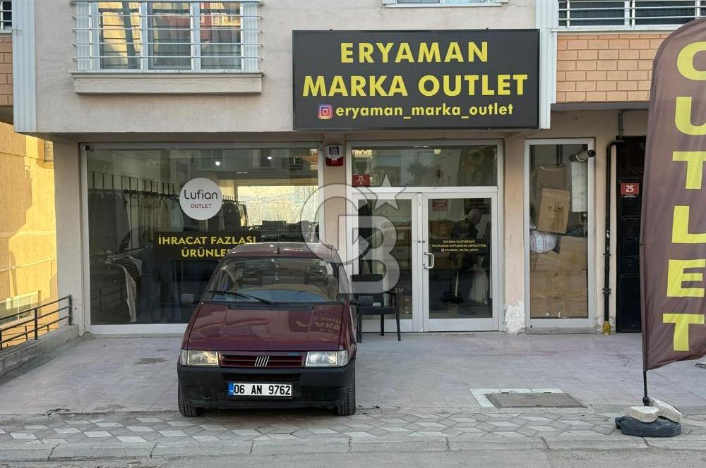 ERYAMAN AYAŞ YOLUNA CEPHELİ 285M2 GİRİŞ BODRUM SATILIK İŞYERİ