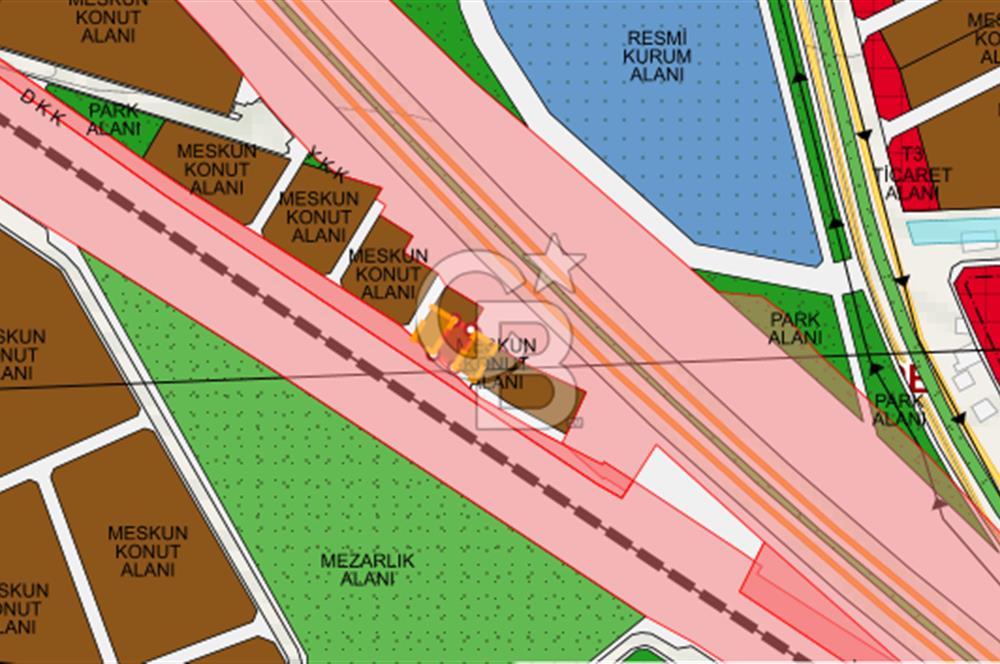 SARIMEŞE'DE % 40 İMARLI SATILIK ARSA CB TOWER