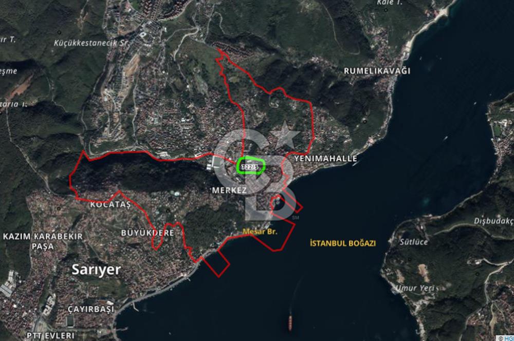 SARIYER MERKEZ, DENİZE 300M, MÜSTAKİL 91M2 ARSALI SATILIK BİNA