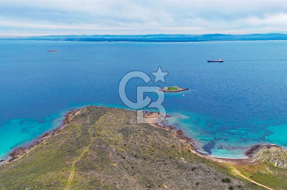 ÇANAKKALE BOZCAADA ALAYBEY DENİZE 10 METRE MESAFEDE SATILIK ARSA