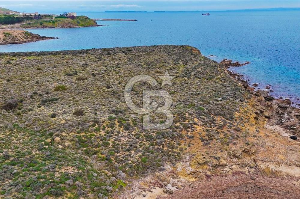ÇANAKKALE BOZCAADA ALAYBEY DENİZE 10 METRE MESAFEDE SATILIK ARSA
