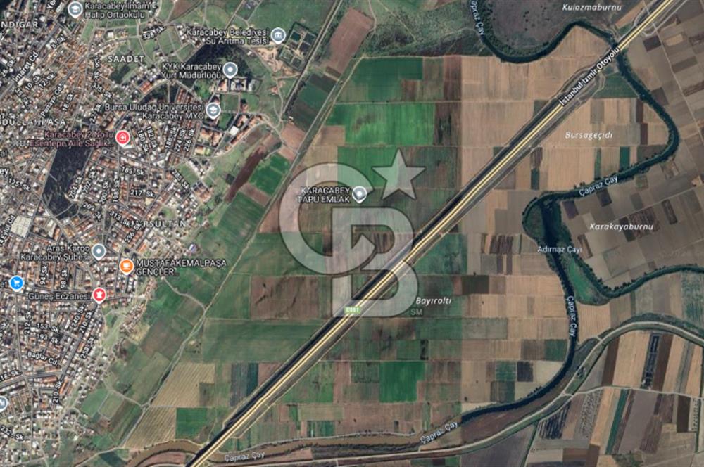 CB BLACK'TAN KARACABEY HARMANLI'DA 5.700 m2'LİK TARLA