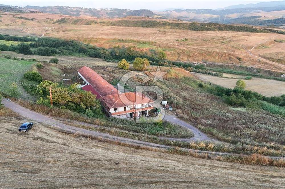 ÇİFTLİKKÖY KABAKLI DA SATILIK 47.375M2 ARAZİ VE MÜŞTEMİLAT!