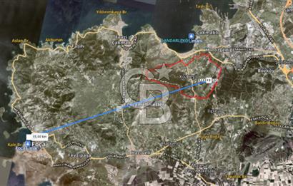 MUSELAND - FOÇA KOZBEYLİ'DE HİSSE TAPULU SATILIK TARLA