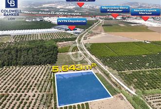Mersin Akdeniz Evci Mahallesinde 5643 m2 Yatırımlık Arazi - 1 - 289573