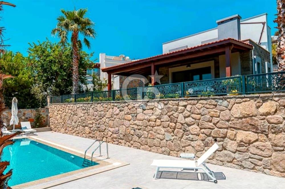 Bodrum Gümüşlük'te Havuzlu Lüks 3+1 Eşyalı Satılık Villa
