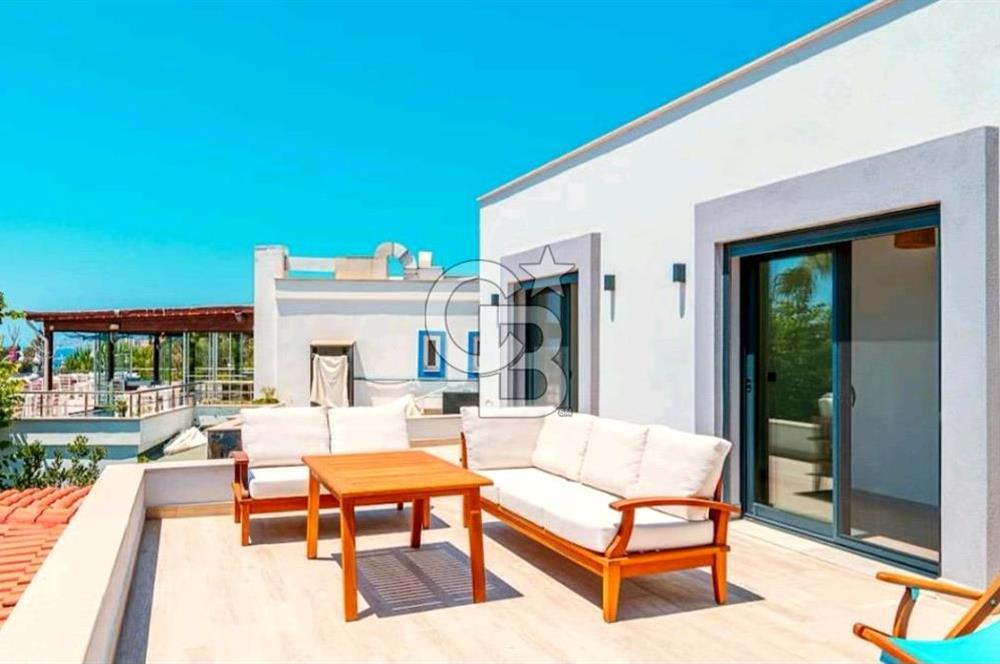 Bodrum Gümüşlük'te Havuzlu Lüks 3+1 Eşyalı Satılık Villa