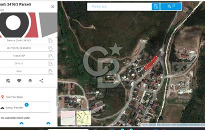 DERİNCE ÇINARLI MERSİNCİK SATILIK %30 İMARLI SATILIK KÖŞE PARSEL