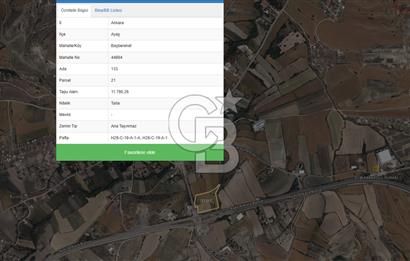 AYAŞ BAŞBEREKET !!!ODAK NOKTASI!! 1326m2