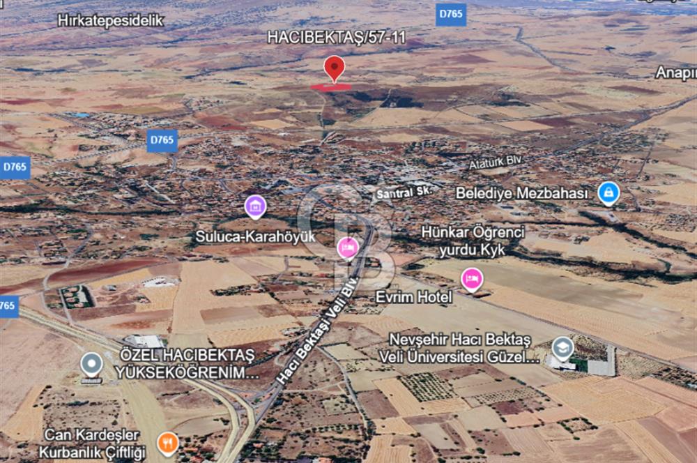 NEVŞEHİR-HACIBEKTAŞ'DA 17 DÖNÜM *İMARA YAKIN* SATILIK TARLA