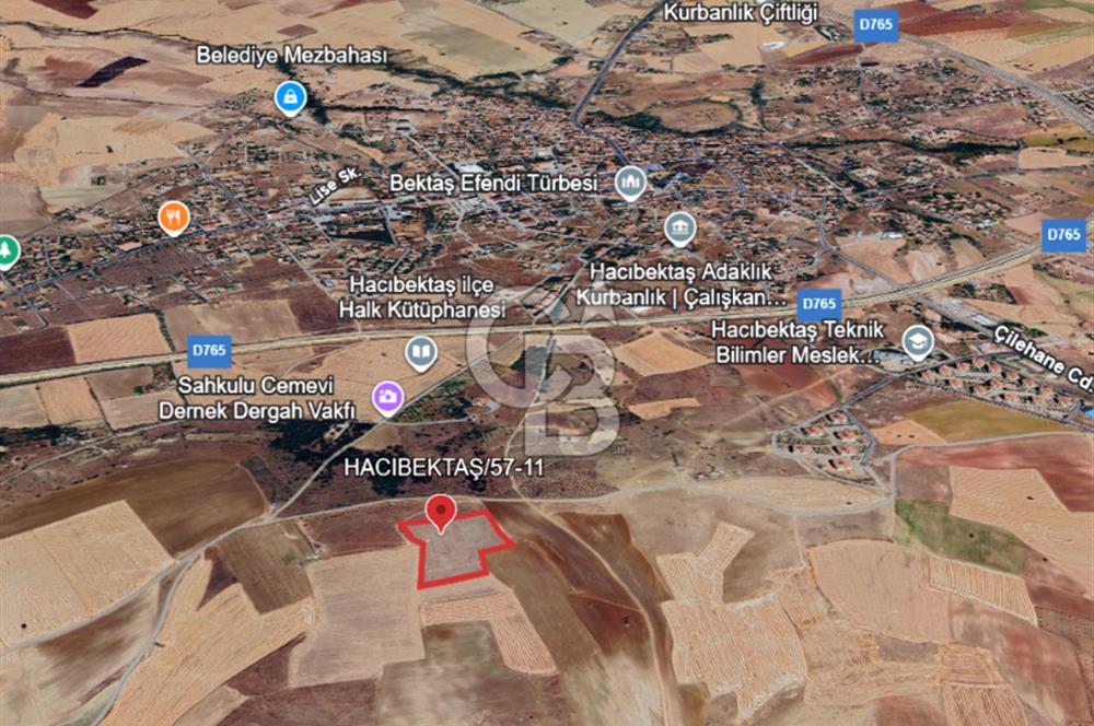 NEVŞEHİR-HACIBEKTAŞ'DA 17 DÖNÜM *İMARA YAKIN* SATILIK TARLA