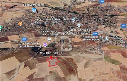 NEVŞEHİR-HACIBEKTAŞ'DA 17 DÖNÜM *İMARA YAKIN* SATILIK TARLA