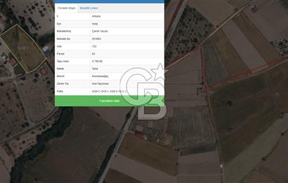 AYAŞ ÇANILLI ULUYOL MÜKEMMEL BAHÇE YERİ !!TEK TAPU!!