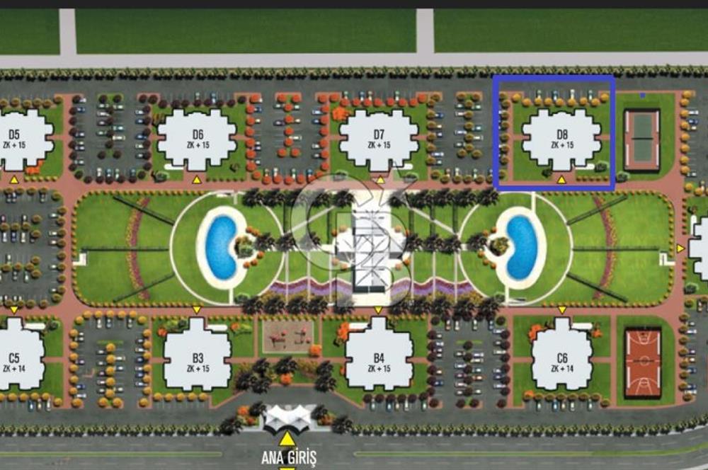 Mavişehir Soyak B Etap Havuz & Peyzaj Kiralık 1+1 68 m² Daire