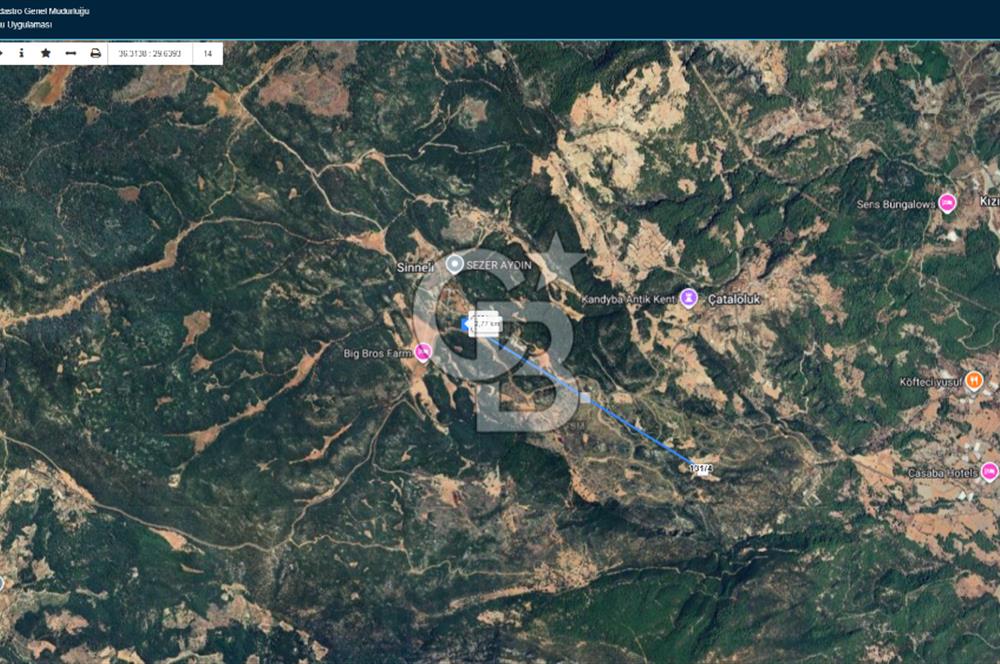 CB CLASS ANTALYA KAŞ ÇATALOLUKDA 2736m2 YATIRIMLIK FIRSAT ARAZİ