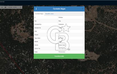 CB CLASS ANTALYA KAŞ ÇATALOLUKDA 2736m2 YATIRIMLIK FIRSAT ARAZİ