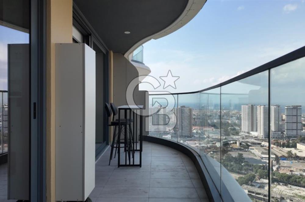 Folkart Vega’da Satılık 1+1 Lüks Eşyalı Yüksek Kat Full Deniz Manzaralı Daire 