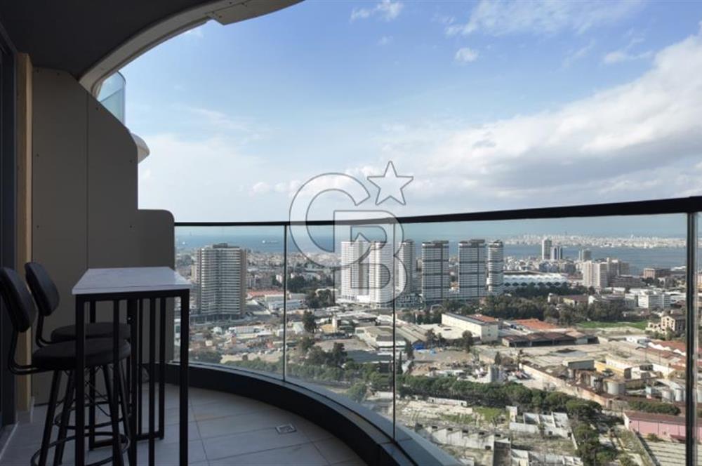 Folkart Vega’da Satılık 1+1 Lüks Eşyalı Yüksek Kat Full Deniz Manzaralı Daire 