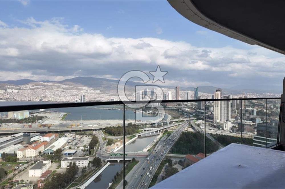 Folkart Vega’da Satılık 1+1 Lüks Eşyalı Yüksek Kat Full Deniz Manzaralı Daire 