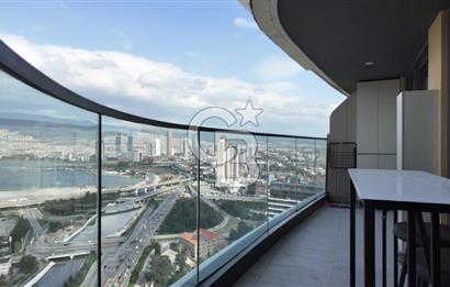 Folkart Vega’da Satılık 1+1 Lüks Eşyalı Yüksek Kat Full Deniz Manzaralı Daire 