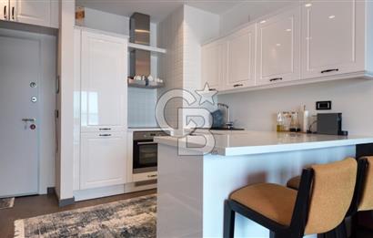 Folkart Vega’da Satılık 1+1 Lüks Eşyalı Yüksek Kat Full Deniz Manzaralı Daire 