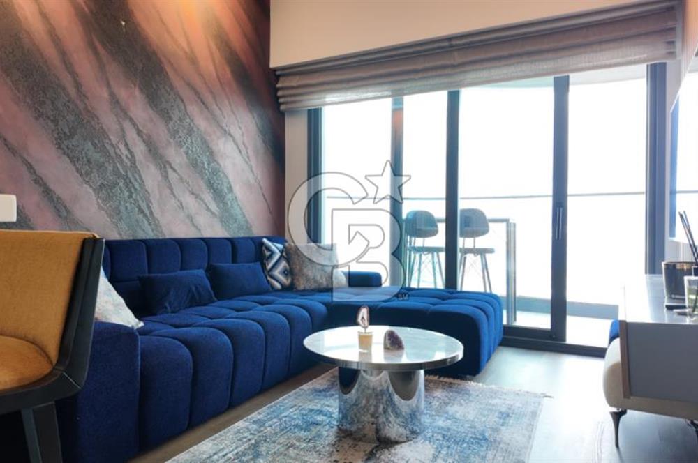 Folkart Vega’da Satılık 1+1 Lüks Eşyalı Yüksek Kat Full Deniz Manzaralı Daire 