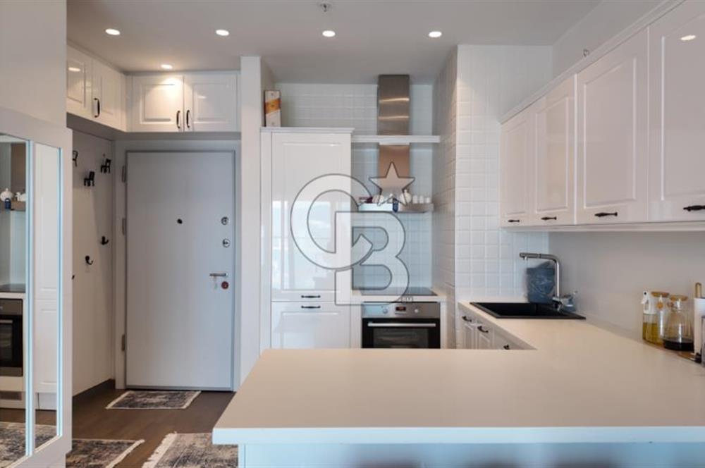 Folkart Vega’da Satılık 1+1 Lüks Eşyalı Yüksek Kat Full Deniz Manzaralı Daire 