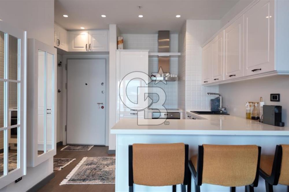 Folkart Vega’da Satılık 1+1 Lüks Eşyalı Yüksek Kat Full Deniz Manzaralı Daire 