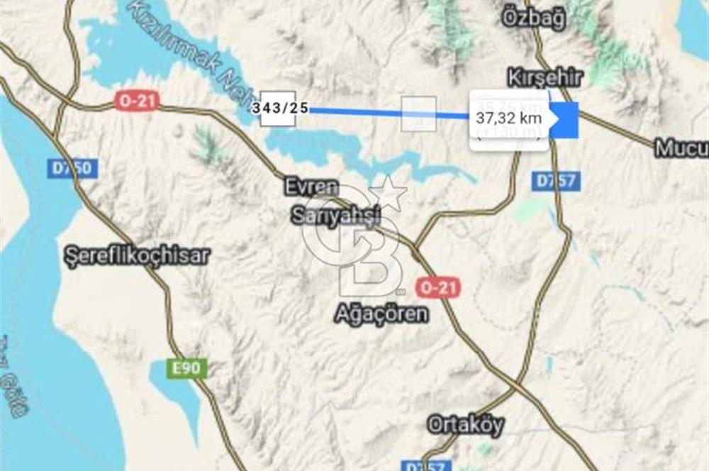 KIRŞEHİR HİRFANLI BARAJI KENARINDA 33590 M2 SULU TARIM TARLA