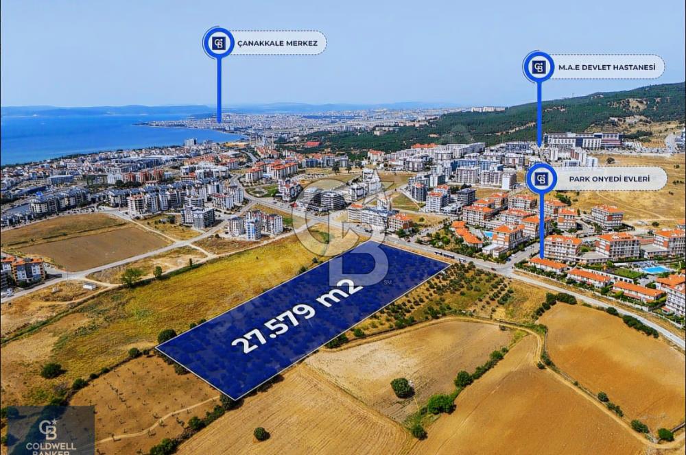 ÇANAKKALE KEPEZ'DE BÜYÜK METRAJLI, YATIRIM DEĞERİ YÜKSEK ARAZİ